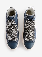 Converse Navy/White Chuck Taylor All Star Move Trainers - Image 5 of 9