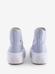 Converse Lilac Purple Chuck Taylor All Star Move Trainers - Image 4 of 9