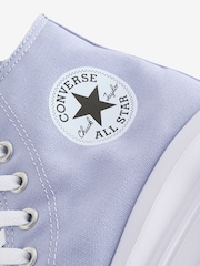 Converse Lilac Purple Chuck Taylor All Star Move Trainers - Image 8 of 9