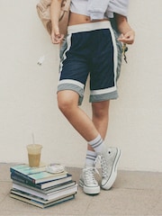 Converse Grey Chuck Taylor All Star Lift High Top Trainers - Image 5 of 16