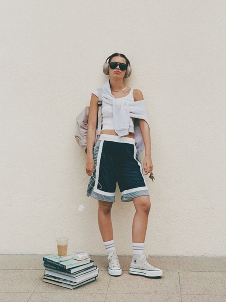 Converse All Star High Tops With Shorts Buy Converse Grey Chuck