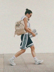 Converse Grey Chuck Taylor All Star Lift High Top Trainers - Image 7 of 16