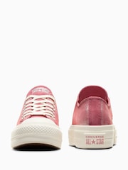 Converse Pink Chuck Taylor All Star Lift Low Top Trainers - Image 5 of 6