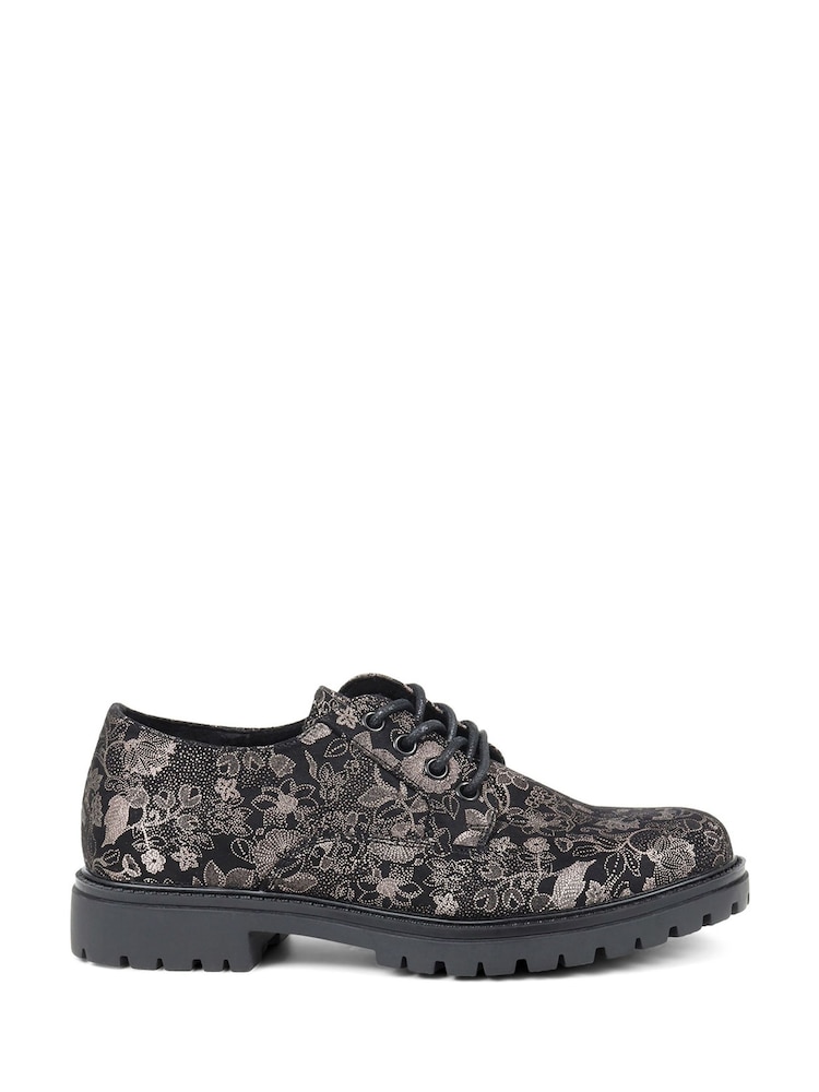 Pavers Black / chrome Pavers Lightweight Lace-Up Black Shoes - Image 1 of 5