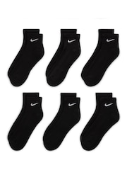 Svart - Ankel - Nike Everyday dämpade strumpor 6 Paket - Bild 3 av 5