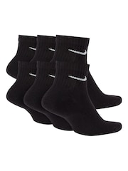 Svart - Ankel - Nike Everyday dämpade strumpor 6 Paket - Bild 4 av 5