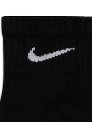 Svart - Ankel - Nike Everyday dämpade strumpor 6 Paket - Bild 5 av 5
