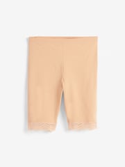 Pastel Rose Nude Cotton Blend Anti-Chafe Shorts 2 Pack - Image 2 of 2