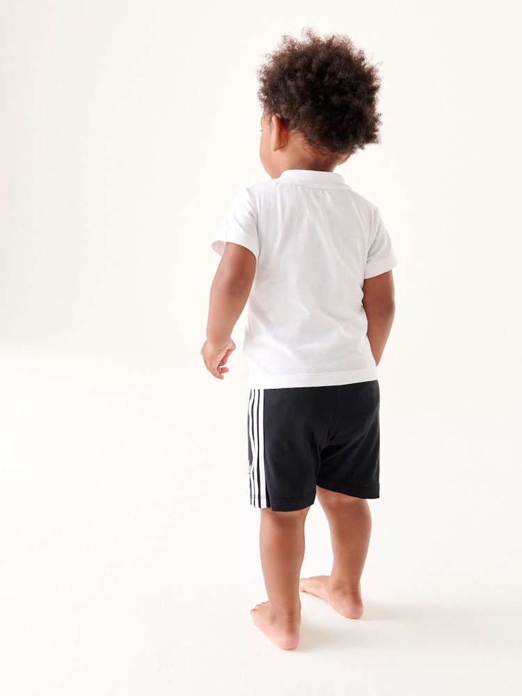 adidas Originals Infant Trefoil 100% Cotton T-Shirt and Shorts Set - صورة 2 من 12