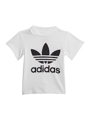 adidas Originals Infant Trefoil 100% Cotton T-Shirt and Shorts Set - صورة 6 من 12