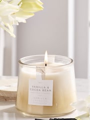 Natural Vanilla & Cocoa Bean Lidded Jar Scented Candle - Image 1 of 3