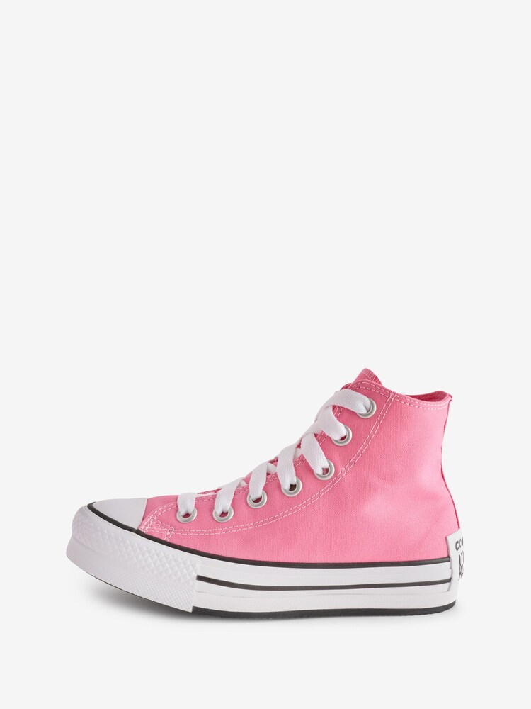 Converse Pink Chuck Taylor Sketch EVA Lift Youth Trainers - Image 2 of 9