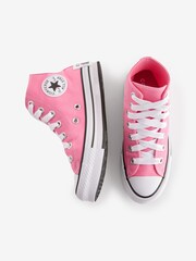 Converse Pink Chuck Taylor Sketch EVA Lift Youth Trainers - Image 4 of 9