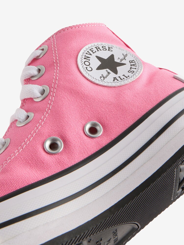 Converse Pink Chuck Taylor Sketch EVA Lift Youth Trainers - Image 9 of 9