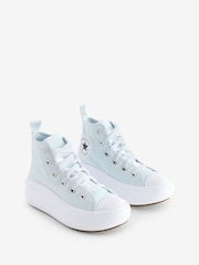Converse Blue Chuck Taylor Move Junior Trainers - Image 3 of 7