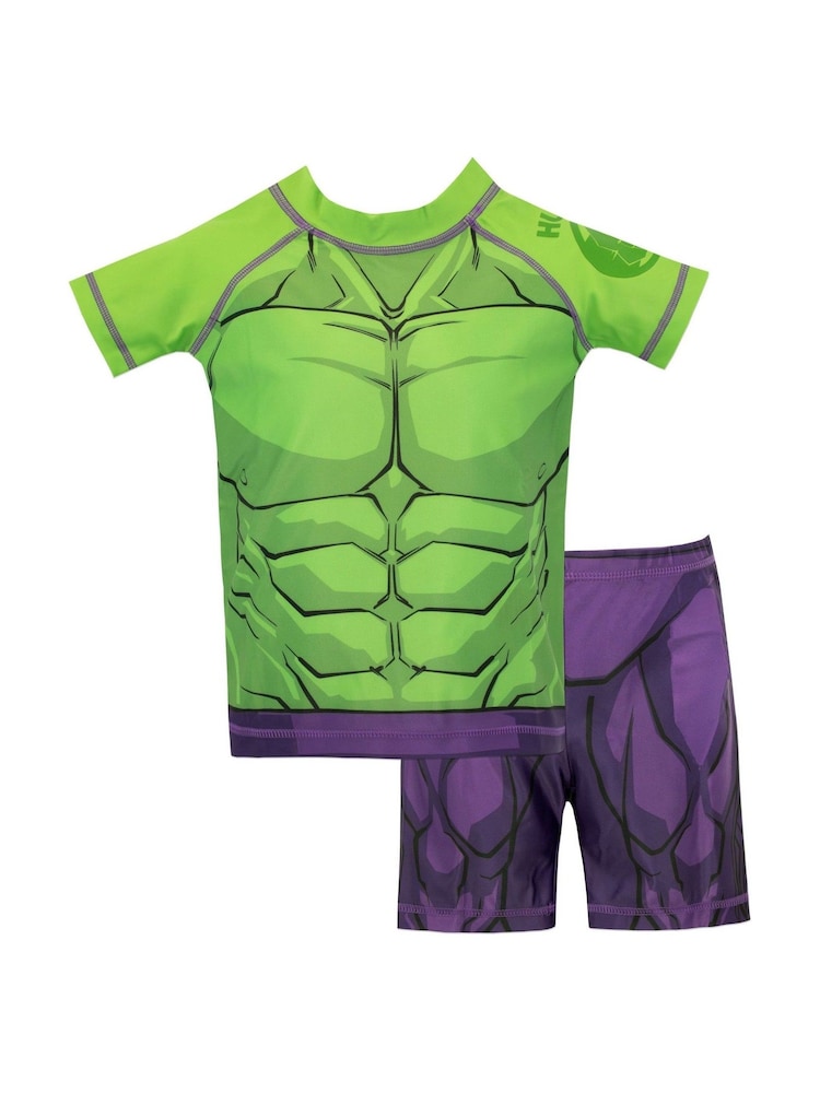 Character Green Marvel Hulk Swim Set - Image 1 of 4