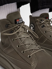 Converse Grey Chuck Taylor All Star Teddy Trainers - Image 7 of 7