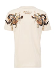 Alpha Industries 100% Cotton Dragon EMB T-Shirt - Image 4 of 5