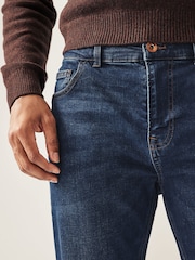Mid Blue Bootcut Classic Stretch Jeans - Image 5 of 9