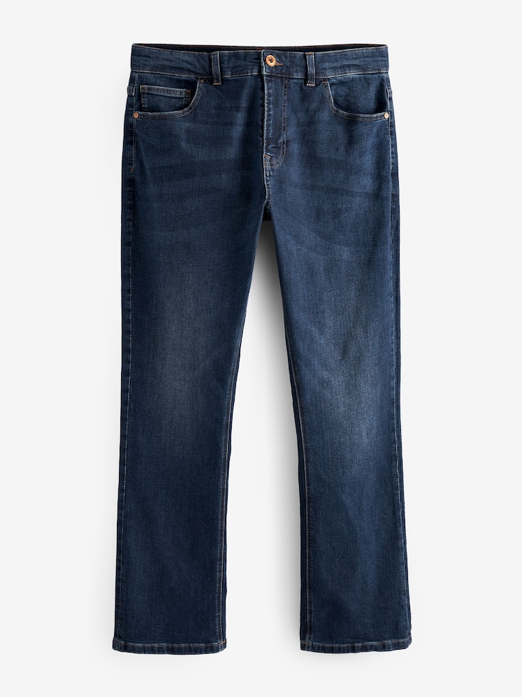 Mid Blue Bootcut Classic Stretch Jeans - Image 6 of 9