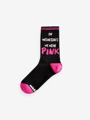 Pink/Black Mean Girls Ankle Socks 3 Pack - Image 3 of 5