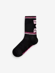Pink/Black Mean Girls Ankle Socks 3 Pack - Image 4 of 5