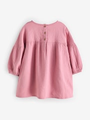 Pink Swan Character Textured Dress (3mths-8yrs) - Image 6 of 7