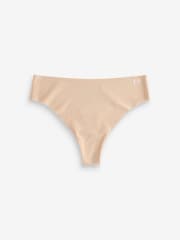 Under Armour Light Brown No Show Pure Stretch Thongs 3 Pack - Image 3 of 4