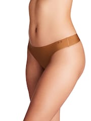 Under Armour Light Brown No Show Pure Stretch Thongs 3 Pack - Image 4 of 4