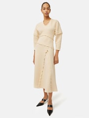 Jigsaw Heavy Crepe Scoop Neck Dress - Image 1 of 6