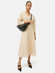 Jigsaw Heavy Crepe Scoop Neck Dress - Image 4 of 6