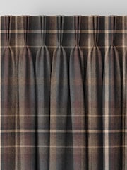 Green & Burgundy Heritage Check Made To Measure Curtains - Image 5 of 9