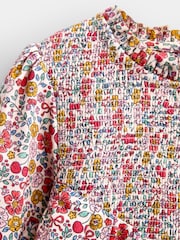 JoJo Maman Bébé Cherry Floral Smocked Dress - Image 3 of 4