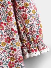 JoJo Maman Bébé Cherry Floral Smocked Dress - Image 4 of 4