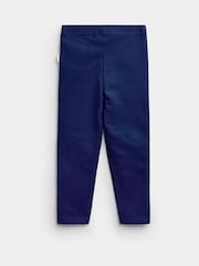 JoJo Maman Bébé Navy Blue Butterfly 3-Pack Leggings - Image 7 of 10