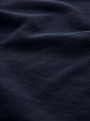 Navy/White Strappy Ribbed Maxi Dress - Image 6 of 6