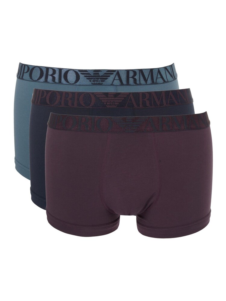 Emporio Armani Logo Waistband Boxers 3 Pack - Image 1 of 5