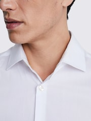 MOSS Off White Slim Stretch Shirt - Image 2 of 5