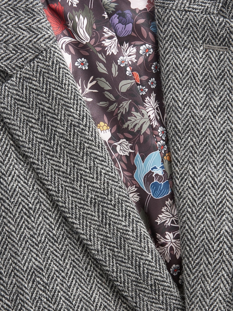 Grey Signature Harris Tweed British Wool Blazer - Image 10 of 13