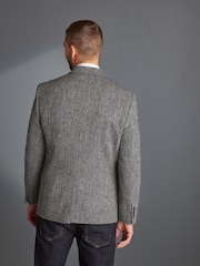 Grey Signature Harris Tweed British Wool Blazer - Image 3 of 13