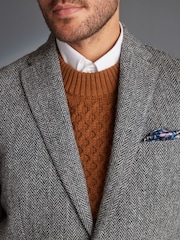 Grey Signature Harris Tweed British Wool Blazer - Image 5 of 13