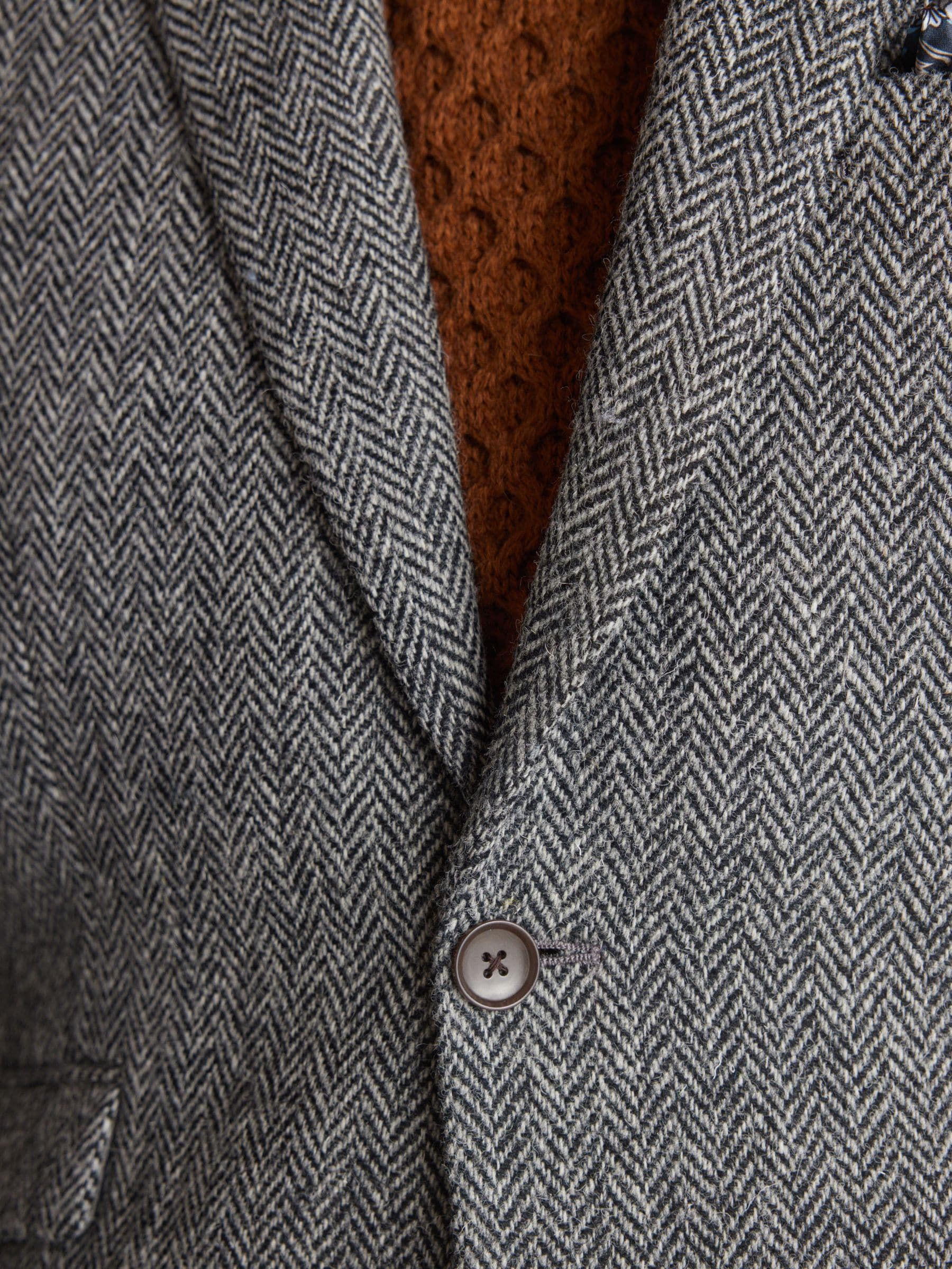 Buy Grey Signature Harris Tweed British Wool Blazer from Next Denmark