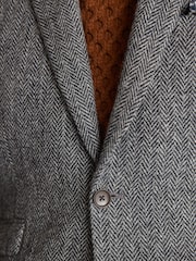 Grey Signature Harris Tweed British Wool Blazer - Image 6 of 13