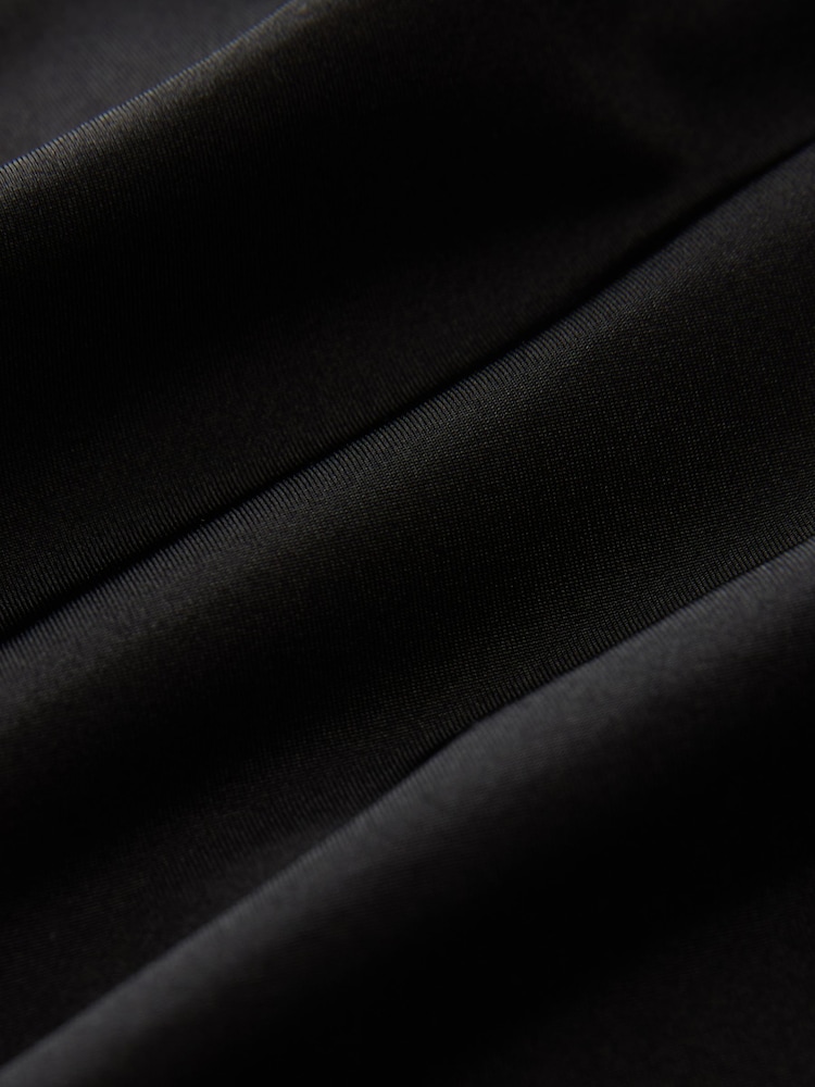 Lipsy Black Long Sleeved High Neck Mesh Bodice - Image 5 of 5