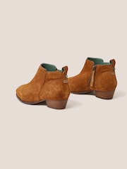 White Stuff Natural Wide Fit Suede Ankle Boots - Image 3 of 4