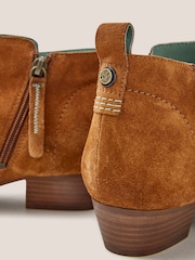 White Stuff Natural Wide Fit Suede Ankle Boots - Image 4 of 4