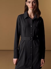 Anthrazitgrau - Premium Mini-Hemdkleid - Bild 1 von 11