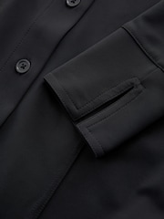 Anthrazitgrau - Premium Mini-Hemdkleid - Bild 10 von 11
