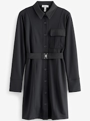 Anthrazitgrau - Premium Mini-Hemdkleid - Bild 6 von 11