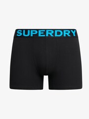 Superdry Black/Neon Boxers 3 Pack - Image 3 of 6